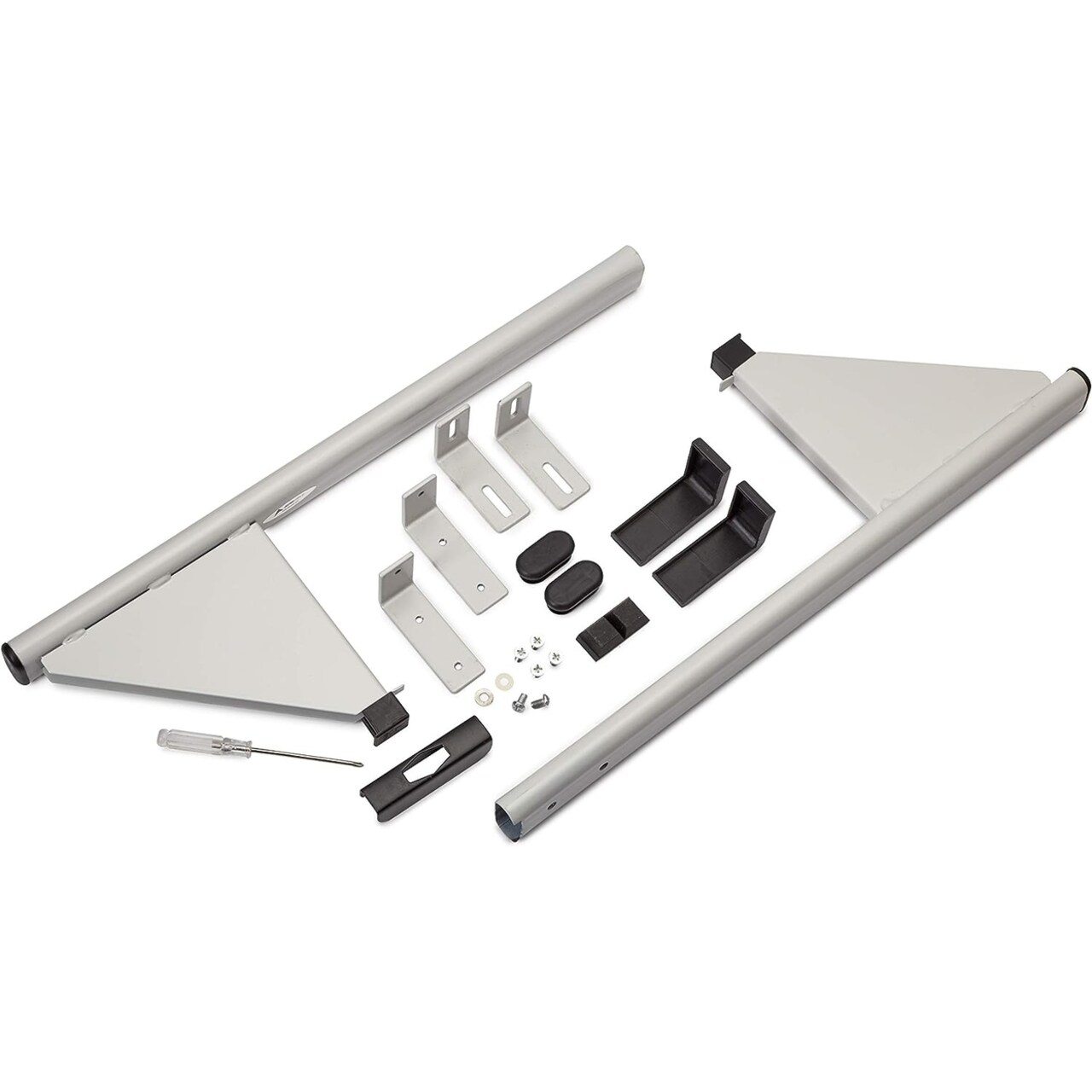 AdirOffice Cubicle Wall Rack for Blueprints, Gray (2 pack)